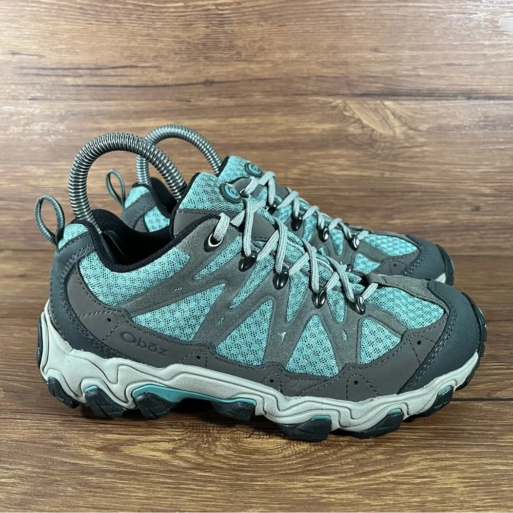 OBOZ Luna Low Hiking Shoes Athletic Sneakers Women’s Size 6 Blue